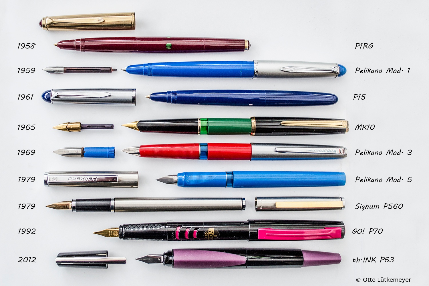 Tact Plagen Premier Plug-in nibs for piston and cartridge pens since 1958